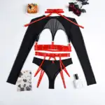 black-red-patchwork