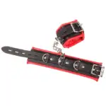 black-red-ankle-cuff